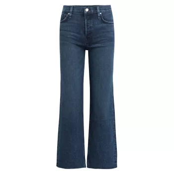 Rosie High-Rise Wide-Leg Crop Jeans Hudson Jeans