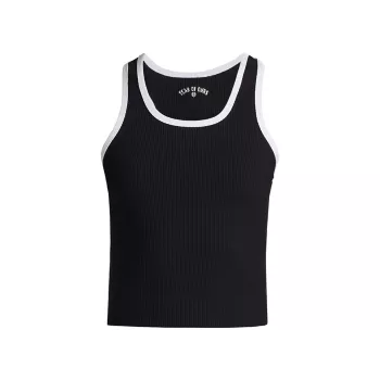 Ribbed Two-Tone Sports Tank YEAR OF OURS