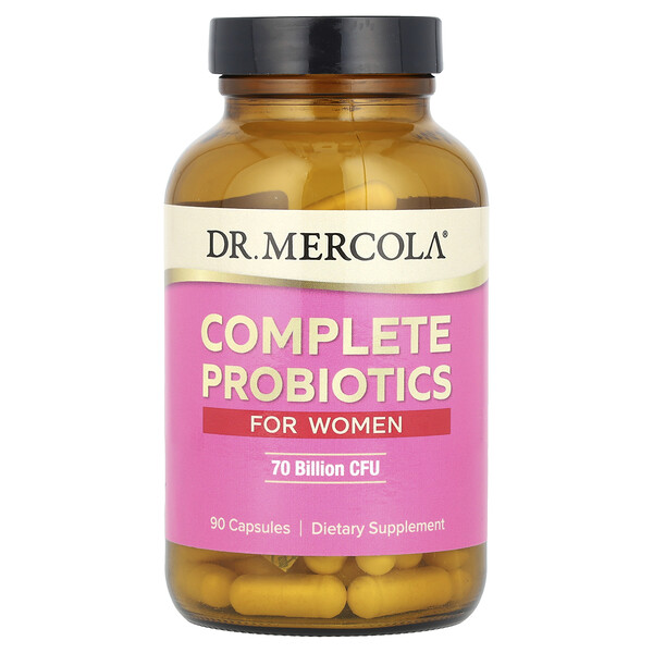 Комплексные пробиотики для женщин - 70 миллиардов КОЕ - 90 капсул - Dr. Mercola Dr. Mercola