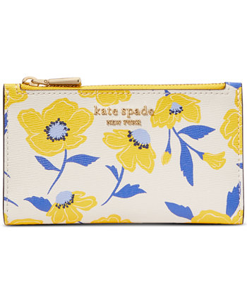 Morgan Sunshine Floral Slim Bifold Wallet Kate Spade New York