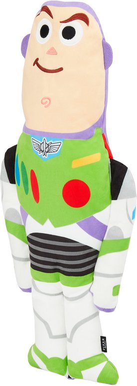 Pixar Buzz Lightyear Wagazoo Plush Squeaky Dog Toy, Extra Long Pixar