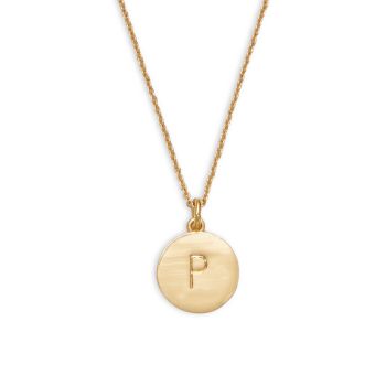 kate spade gold pendant necklace