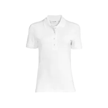Женская блузка-поло с вышитым логотипом Lacoste Lacoste