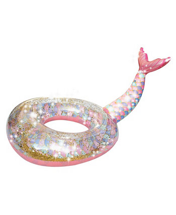 надувное кольцо для плавания для бассейна с блестками и русалкой Splash Buddies