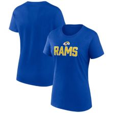 Women's Fanatics Branded Royal Los Angeles Rams Fundamental Base T-Shirt Fanatics