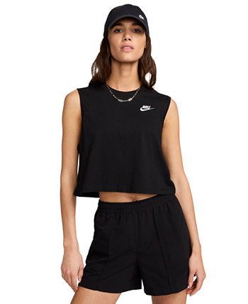 Women's Sportswear Club Cropped Sleeveless T-Shirt Nike