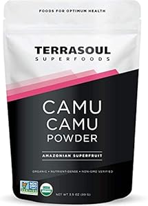 Terrasoul Superfoods Organic Camu Camu Powder, 7 Oz (2 Pack) - Raw | Vitamin C | Immune Support Terrasoul Superfoods