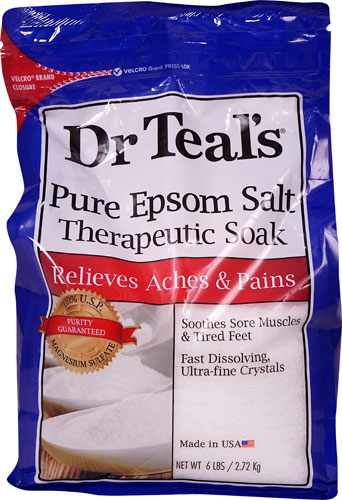 Чистая английская соль Dr. Teal's Therapeutic Soak — 6 фунтов Dr. Teal's