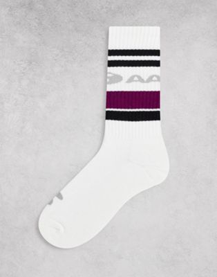 Кремовые носки с полосками и логотипом AAPE AAPE BY A BATHING APE®