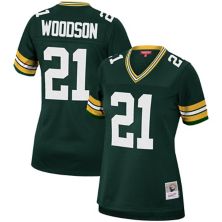 Women's Mitchell & Ness Charles Woodson Green Green Bay Packers 2010 Legacy Replica Player Jersey Mitchell & Ness
