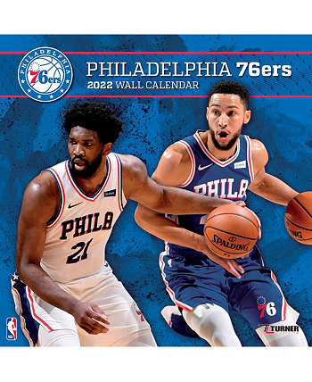 Настенный календарь Philadelphia 76ers 2022 Turner Licensing