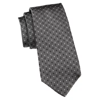 Шелковый галстук в горошек Brunello Cucinelli