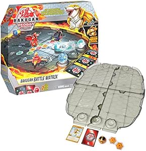 Bakugan Battle Matrix, Deluxe Game Board with Exclusive Gold Sharktar, Kids Toys for Boys Aged 6 and up Bakugan