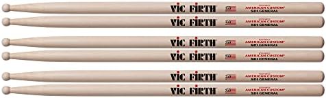 Барабанные палочки Vic Firth SD1, 3 пары, для оркестровой игры, рока и школьных ансамблей Vic Firth