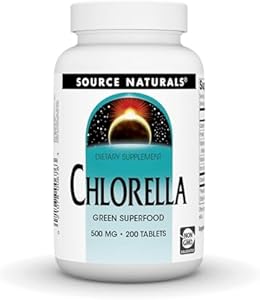 Source Naturals Chlorella 500 mg Green Superfood, Plant-Based B12-200 Tablets (Таблетки) Source Naturals