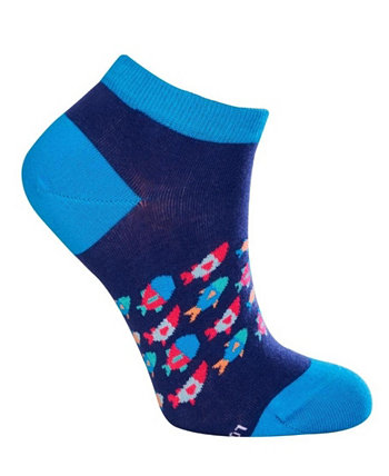 Women's Fish Ankle W-Cotton Novelty Socks with Seamless Toe, Pack of 1 Love Sock Company