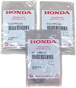 Camshaft/Crankshaft Seal Kit for Timing Belt Service | Compatible with Honda/Acura V6 Models | 2 Cam Seals + Crank Seal | GENUINE | 91213/91212 Apsg