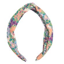 SO® Multicolor Floral Top Knot Headband SO
