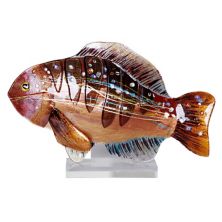 Стеклянная настольная скульптура рыбы Jasmine Art Jasmine Art Glass