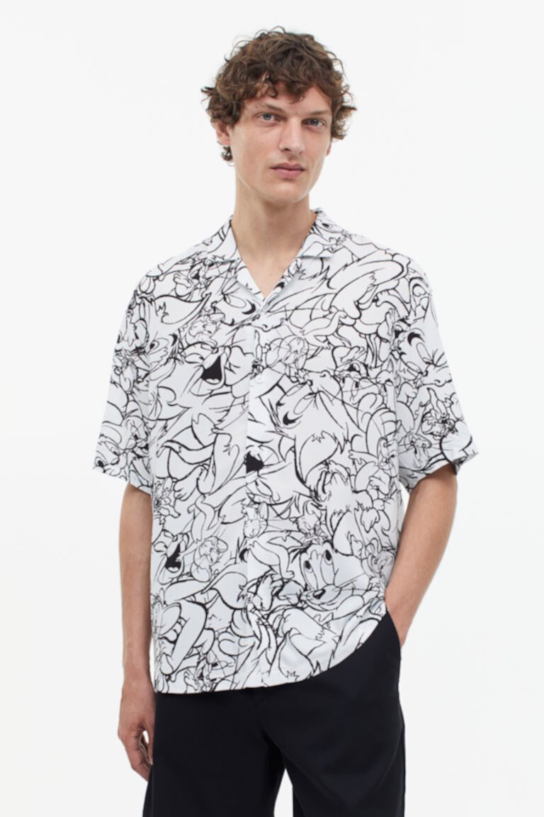 Курортная рубашка свободного кроя H&M