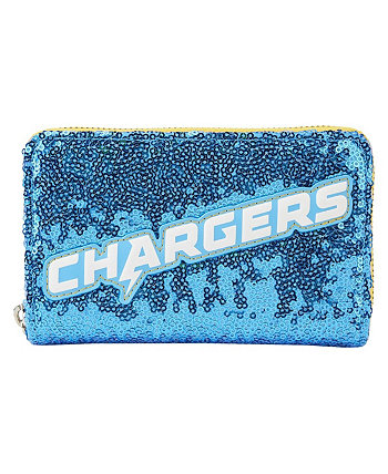 Женский кошелек Los Angeles Chargers на молнии с пайетками Loungefly