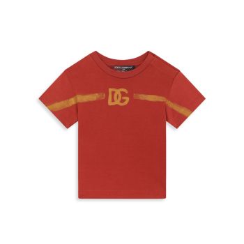 Детская футболка в полоску с логотипом Dolce & Gabbana