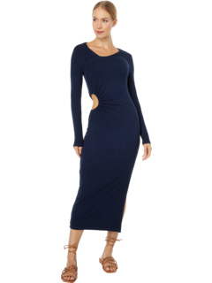 Long Sleeve Side Cutout Dress Sundry
