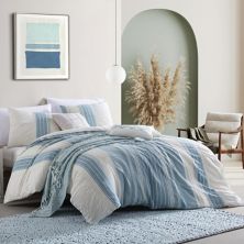 Swift Home Nenah Жаккардовое марлевое одеяло с вафельным переплетением в полоску и накладками Swift Home
