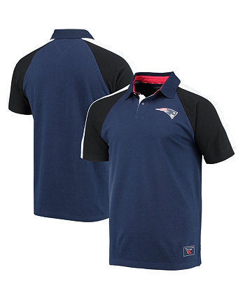Мужская темно-синяя, белая рубашка-поло New England Patriots Holden с регланами Tommy Hilfiger