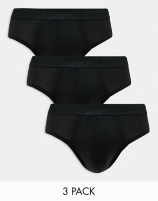 Комплект из трех черных трусов Calvin Klein CK Black Calvin Klein