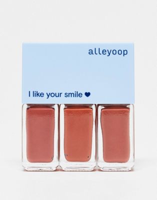 Alleyoop Multi-Mood Lip Trio — блеск, крем и матовый оттенок в оттенках Wear и Terra Alleyoop