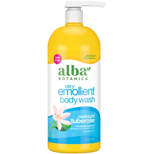 Alba Botanica® Very Emollient Bath & Shower Gel Midnight Tuberose -- 32 fl oz Alba