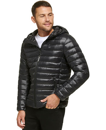 Мужская стеганая куртка Packable с капюшоном Calvin Klein