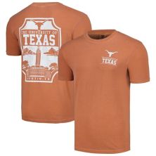 Men's Texas Orange Texas Longhorns Campus Badge Comfort Colors T-Shirt Image One
