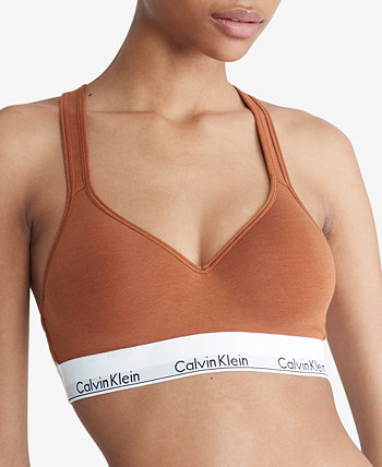 Женский современный бюстгальтер без косточек с хлопковой подкладкой QF1654 Calvin Klein
