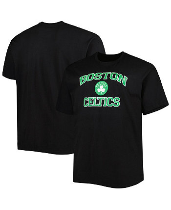 Мужская черная футболка Boston Celtics Big and Tall Heart & Soul Profile