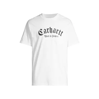 Хлопковая футболка с логотипом оникса Carhartt WIP