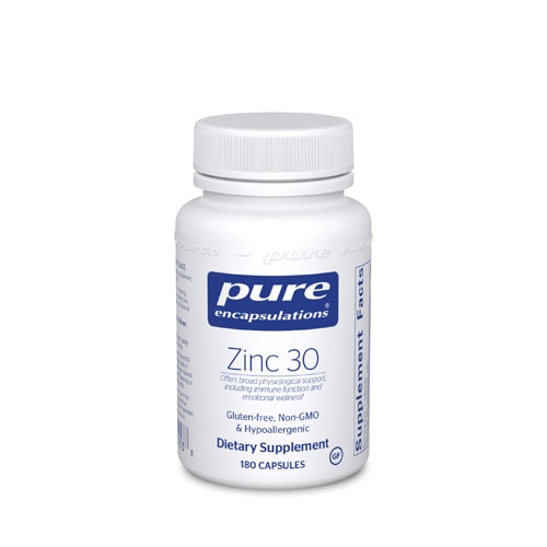 Цинк 30 - 180 капсул - Pure Encapsulations Pure Encapsulations