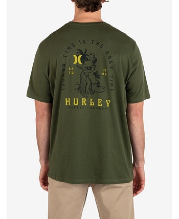 Мужская футболка Island Time с коротким рукавом на каждый день Hurley