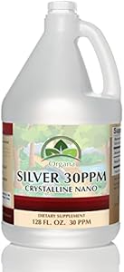 Organa Crystalline Colloidal Silver - 30 PPM - 8 oz (Унции) Bottle NutriNoche