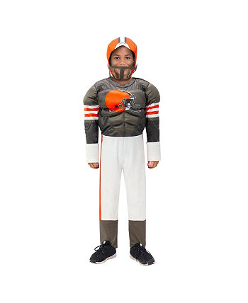 Молодежный костюм для мальчиков коричневого цвета Cleveland Browns Game Day Jerry Leigh