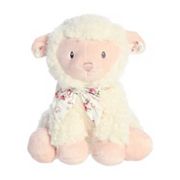 ebba - Small Pink Blessing Lamb - 9" Girl Lamb - Playful Baby Stuffed Animal Ebba