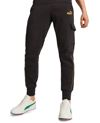Мужские брюки-карго Essentials+ в минималистском стиле с металлизированной вышивкой логотипа PUMA