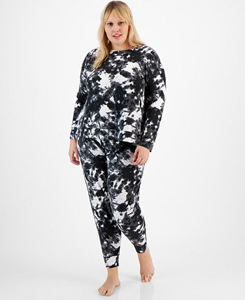 Комплект пижам большого размера Mix It с длинными рукавами, созданный для Macy's Jenni
