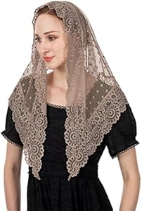 Платок на голову Wgior Triangle Vintage Inspired Lace Chapel Veils Wgior