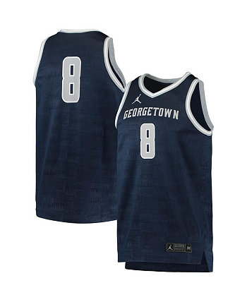 Реплика мужской баскетбольной майки № 8 темно-синего цвета Georgetown Hoyas Team Jordan