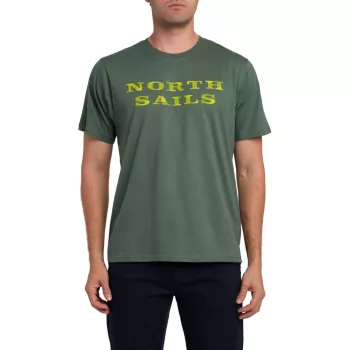 футболка с круглым вырезом и логотипом North Sails