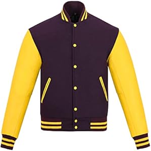 Унисекс Бомбер Sledwise Varsity Jacket Baseball Letterman Jacket Sledwise