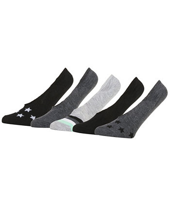 Женские вкладыши для ног Легкие и мягкие носки с низким вырезом No-Show, упаковка из 5 шт. Steve Madden