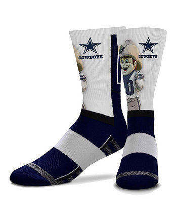 Youth Boys and Girls Dallas Cowboys Mascot Snoop Crew Socks For Bare Feet